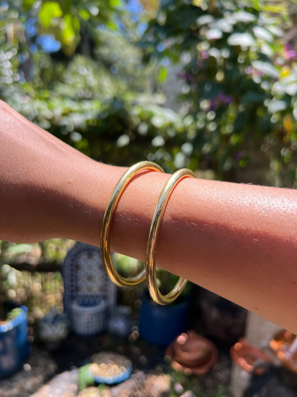 Smooth Brass Bangle