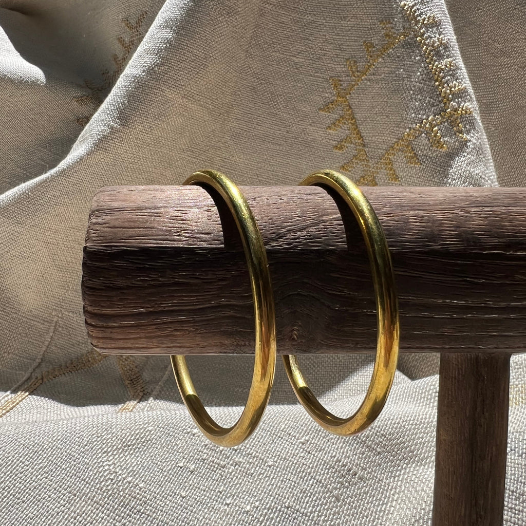 Smooth Brass Bangle