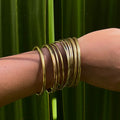 Smooth Brass Bangle